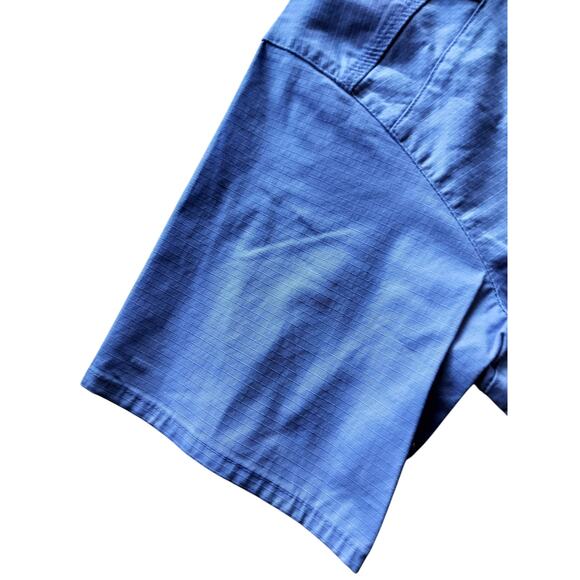 Carhartt Men's Blue Ripstop Rugged Flex 6 pockets V-Neck Scrub Top Size M - Picture 6 of 12